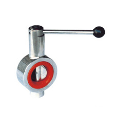 Sanitary Butterfly Valve with Red Silicon Seal